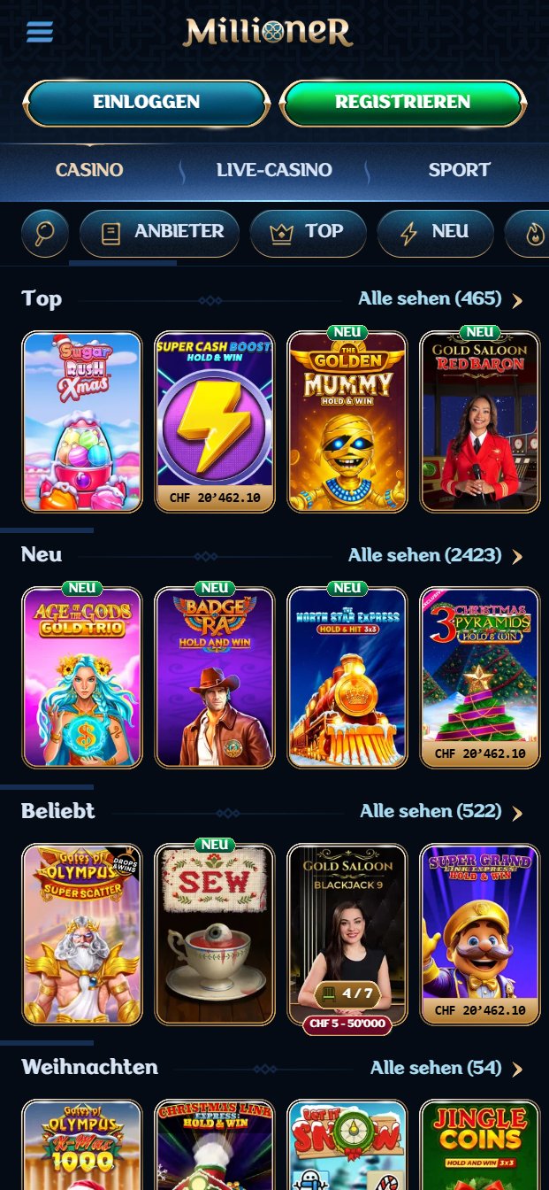 Best millioner live casino in Germany